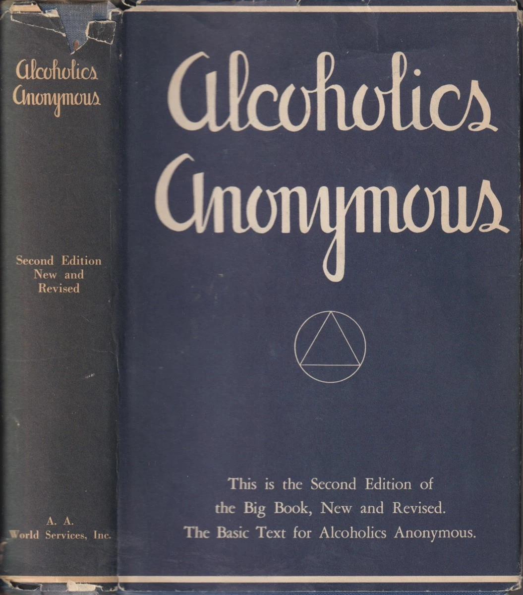 Alcoholics Anonymous — 1955 Second Edition — cover